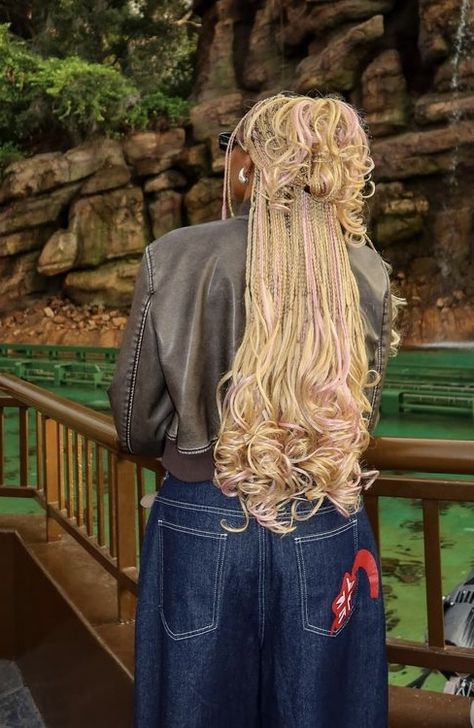 French Curl, Blonde Braids, Box Braids Hairstyles For Black Women, Cute Braided Hairstyles, Braids Hairstyles Pictures, Cute Box Braids Hairstyles, Quick Braided Hairstyles, Protective Hairstyles Braids, Pretty Braided Hairstyles