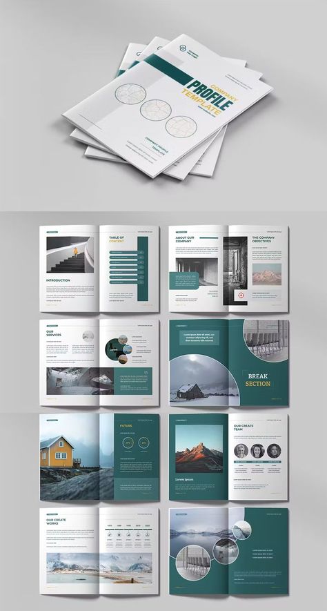 Corporate Company Profile Brochure Design AI, EPS, PSD. 20 Pages. Profile Book Design, Corporate Profile Design Layout, Corporate Brochure Design Layout, Profile Company Design, Corporate Newsletter Design, Company Profile Design Creative, Company Profile Design Layout, Corporate Profile Design, Corporate Company Profile