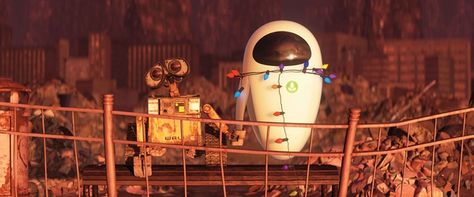 Movie Screenshots | WALL-E Pantomime, Sylvia Aesthetic, Walle And Eva, Walle Y Eva, Wall E Movie, 1366x768 Wallpaper, Wall E Eve, Movie Recommendations, Late Evening