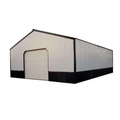 Garages - Carports & Garages -  The Home Depot Log Garage, Backyard Architecture, Pole Barn Kits, Garage Packages, Pole Barn Garage, Warehouse Loft, Wood Garage, Garage Loft, Barn Kits