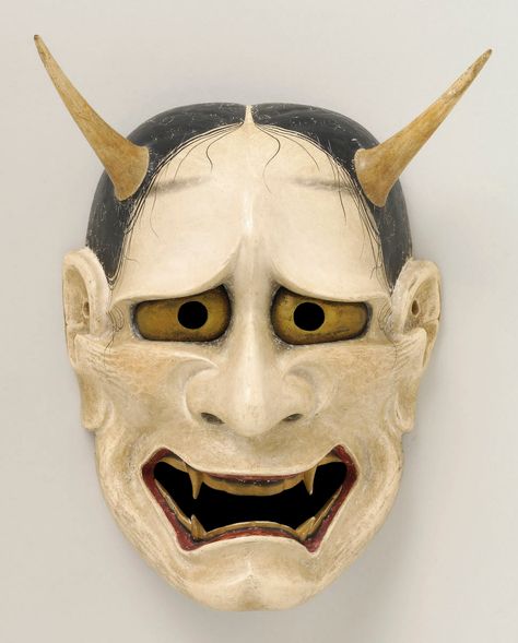 Noh Mask of Shiro Hannya (White Hannya) | EDO PERIOD (18TH-19TH CENTURY) | masks, All other categories of objects | Christie's Montreal Museum, Noh Theatre, Noh Mask, Theatre Masks, Japanese Mask, Oni Mask, Aomori, Hyogo, Ishikawa