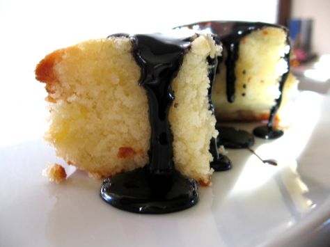 My mom makes this sauce to go over plain vanilla cake.  It is best served warm and freshly poured on each individual slice of cake.  Yummy! Chocolate Sauce For Cake, Sauce For Cake, Plain Vanilla Cake, Cake Mix Recipes Homemade, Hot Chocolate Sauce, Chocolate Sauce Recipes, Chocolate Almond Butter, Slice Of Cake, Mexican Chocolate