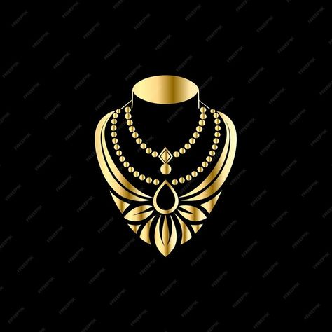 Premium Vector | Jewelry logo Luxury gold jewelry logo Vector illustration Logo For Jewellery Business, Jewellery Brand Logo, Luxury Gold Jewelry, Jewellery Logo, Jewelry Logo Design, Ganesh Chaturthi Images, Jewellery Business, Logo Luxury, Jewelry Logo