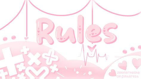 Phone Wallpaper Theme, Rules Banner, Pink Twitter, Anime Banner, Mobile App Icon, Youtube Banner Template, Emoji For Instagram, First Youtube Video Ideas, Cute Banners