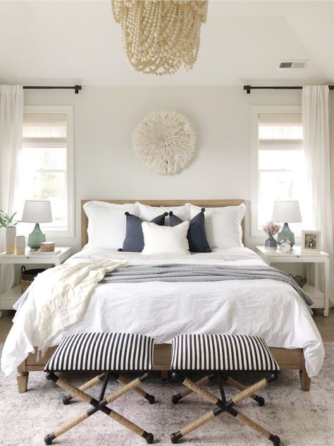 I’m so excited to share I’ve partnered with The Company Store to talk bedding with you guys! Everyone wants to create a soothing and restful bedroom retreat, but also one that is classic and beautiful! When you invest in bedding, you of course want amazing quality but also its important to make design choices that … Timeless Bedroom, Beautiful Bedroom Colors, Restful Bedrooms, Bedroom Color Schemes, Design Del Prodotto, Rustic Bedroom, Master Bedrooms Decor, Decor Minimalist, White Bedroom