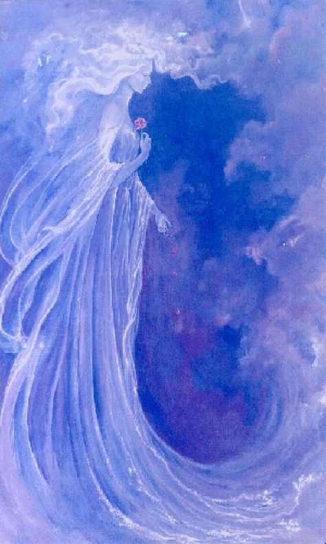 Air Goddess Art, Mystical Art, Visionary Art, In The Clouds, Art And Illustration, Angel Art, Spiritual Art, An Angel, Fantasy Artwork