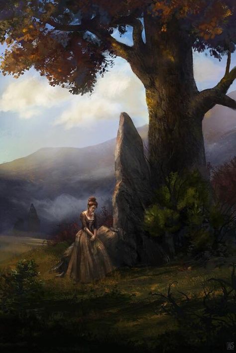 Claire Outlander Wallpaper Aesthetic, Outlander Aesthetic, Outlander Painting, Outlander Fan Art Illustration, Outlander Claire And Geillis, Outlander Season 1 Poster, Outlander Claire, Outlander Fan Art, Starz Tv Series