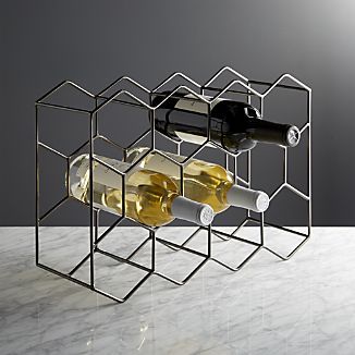 11-Bottle Graphite Wine Rack Diy Wine Rack Projects, Wine Rack Projects, Bar Tool Set, Expensive Wine, Wine Glass Rack, Wine Bottle Holder, Diy Wine Rack, Crate Storage, Diy Wine