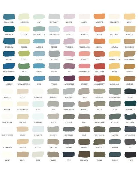 A Pretty Palette: New 108 Paint Color System from Serena & Lily and Colorhouse | Apartment Therapy Dekorasi Bohemia, Pantone Colour Palettes, Hex Color Palette, Serena Lily, Pastel Colour Palette, Paint Colour, Color Palette Design, Serena & Lily, Color Inspo