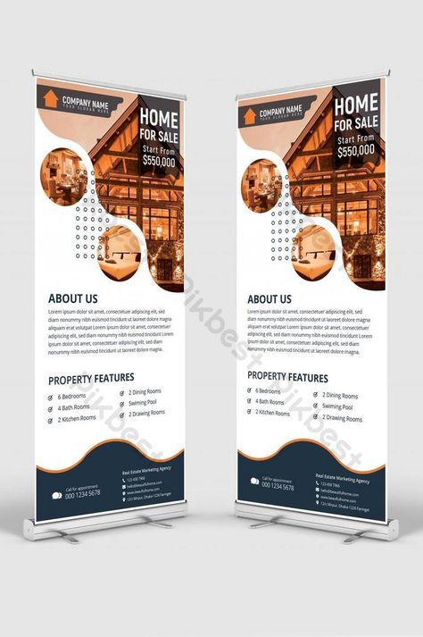 Rollup Banner Design, Rack Card Templates, Rack Card Design, Rack Cards Design, Property Business, Brochure Cover Design, School Poster, Real Estate Flyer Template, Rack Card