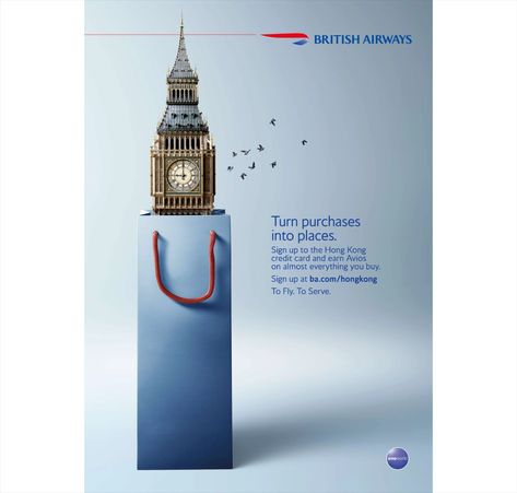 British Airways Print | The Dots Insurance Ads, Travel Creative, Ads Creative Advertising Ideas, Water Branding, Creative Advertising Design, 광고 디자인, Motion Design Video, Graphic Design Ads, New Years Poster