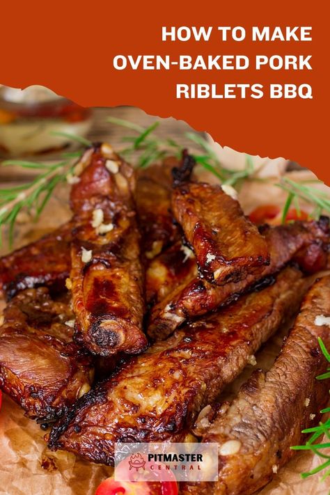 Learn a simple and delicious way to make oven-baked pork riblets BBQ at home. This recipe is perfect for anyone looking for a mouthwatering meal idea that is easy to prepare. Say goodbye to ordering takeout and hello to homemade goodness with this step-by-step guide on how to make juicy and flavorful riblets in your own kitchen. So grab your apron and get ready to impress your friends and family with this tasty dish. Pork Riblets Recipe Oven, Riblets Recipe Oven, Pork Riblets Recipe, Pork Oven, Bbq At Home, Pork Riblets, Riblets Recipe, Copy Cats, Barbecue Pork