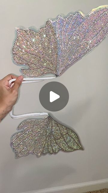 L Marie on Instagram: "Another set of rhinestone magic complete! What color should I do next? I am thinking black and red.  Maybe green and purple? I can’t decide!! But I’m living for all the rhinestone magic always.  #rhinestone #magic #sparkle #bling #fairywings #accesories #couture #handmade #fairy #butterfly #costumewings #wings" Couture, Fairy Butterfly, Butterfly Rhinestone, Handmade Fairy, Purple I, Wings Costume, Fairy Wings, Green And Purple, Black And Red