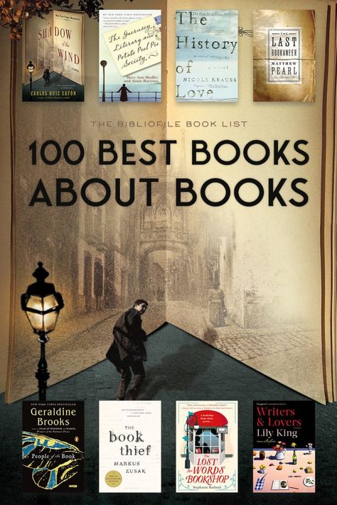 100 Best Books about Books of All Time - The Bibliofile #BookList #Books #BookstoRead #WhattoRead The Help Book, Books About Books, All About Books, 100 Best Books, Best Books Of All Time, Best Fiction Books, King Book, About Books, Historical Novels