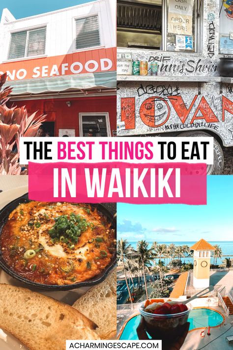 Waikiki Food, Things To Do In Waikiki, Hawaii 2023, Hawaii Trip Planning, Hawaii Vacation Tips, Oahu Waikiki, Fun Trips, Hawaii Itinerary, Oahu Vacation