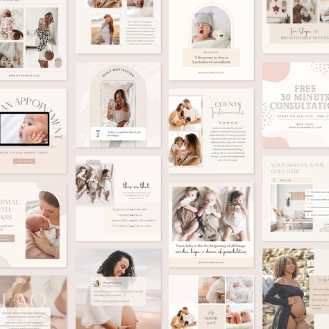 Lactation Consultant Instagram Template| PostPartum Doula Post| Baby Nurse Social Media| Pregrancy Night Nurse Marketing| Toddler Mom Post Blogger Branding, Baby Nurse, Night Nurse, Postpartum Doula, Happy Books, Lactation Consultant, Nursing Baby, Toddler Mom, Post Baby