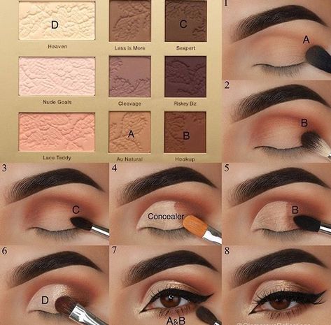 Teknik Makeup, Eyeliner Hacks, Mekap Mata, Makeup Pictorial, Makeup 101, Makeup Tutorial Eyeshadow, Smink Inspiration, Eye Makeup Steps, Pinterest Makeup