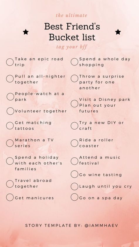 College Bucket List, Best Friend Bucket List, Life Goals List, Life Goals Quotes, Bucket List Life, Bucket List Book, Tumblr Relationship, Life Goals Pictures, Bucket List Ideas