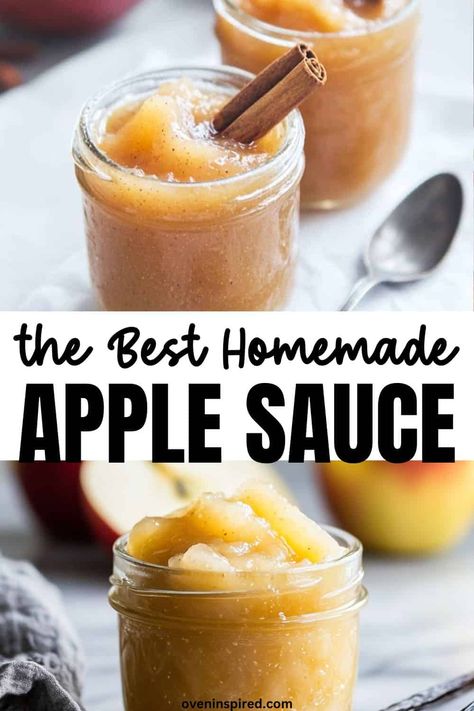 Want the best homemade applesauce recipe ever? Check out these 29 sensational and absolutely best-tasting applesauce recipes to try. Cinnamon Apple Sauce Canning Recipes, Canned Apple Sauce Homemade Applesauce, Best Homemade Applesauce Recipe, Fresh Apple Sauce Homemade Applesauce, Recipes For Fresh Picked Apples, Simple Apple Sauce Recipe, Pioneer Woman Applesauce, Homade Applesauce Apple Sauce, Simple Applesauce Recipe