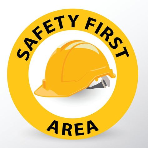 Safety First Poster, Safety Illustration, Safety Symbols, Safety Logo, Maintenance Logo, Construction Safety, Safety Posters, Safety Work, Logo Wear