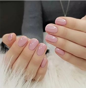 The Best Nude Nail Polish for Every Skin Tone 2020 Matte Pink Nails, Cute Pink Nails, Ten Nails, Pink Glitter Nails, Nude Nail Polish, Her Nails, Super Nails, Pink Nail Designs, Pink Nail