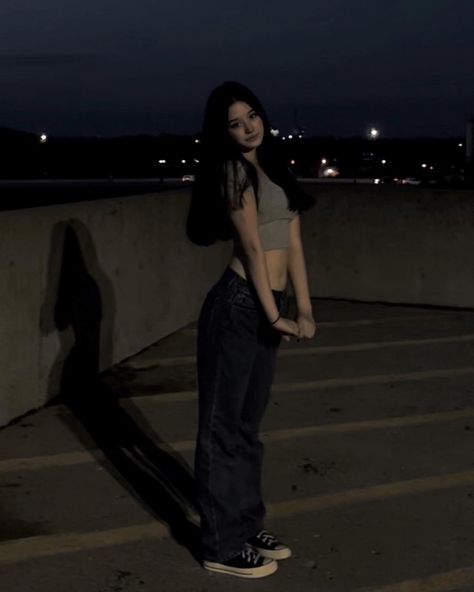 parking lot photoshoot, late night photo, nighttime photo inspo, downtown girl, downtown girly, parking lot photos, casual outfit inspo, pose inspo, standing pose Cute Modeling Poses, Walking Poses, Rooftop Photoshoot, Hair Girls, Zara Coat, Selfie Poses Instagram, Ink Pens, Standing Poses, Pic Pose