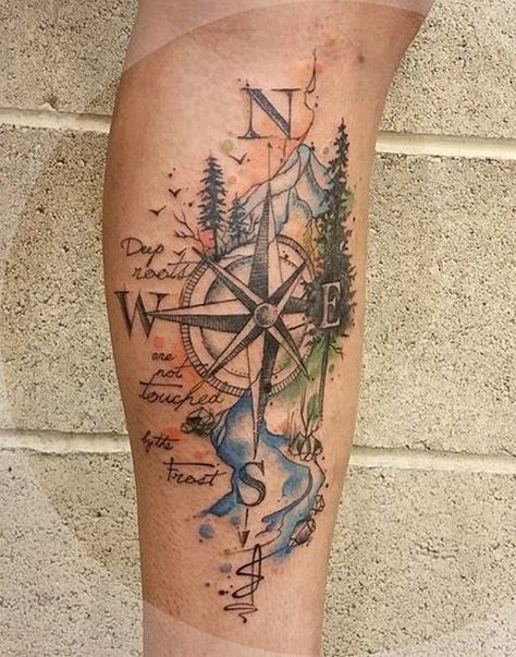 this <3 -mj Compass Tattoo Men, Tato Tradisional, Mangas Tattoo, Compass Rose Tattoo, Compass Tattoo Design, Kunst Tattoos, Biomechanical Tattoo, Hawaiian Tattoo, Tattoo Font