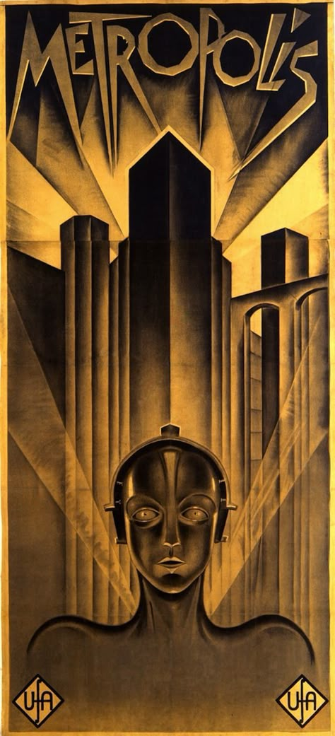 'Metropolis' has the world's most expensive movie poster, and it's going up for auction at what some are saying will be $1,000,000 Metropolis Film, Metropolis Poster, Metropolis 1927, Vintage Films, Futurisme Retro, Fritz Lang, Film Vintage, Art Deco Decor, Vintage Movie Posters