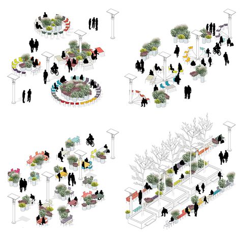 city3 + atelier starzak strebicki + laura muyldermans turn brussels' esplanade into a public, social space Plan Concept Architecture, Activity Diagram, Landscape Diagram, Collage Architecture, Villa Architecture, Urban Design Diagram, Urban Analysis, Urban Design Graphics, Urban Design Concept