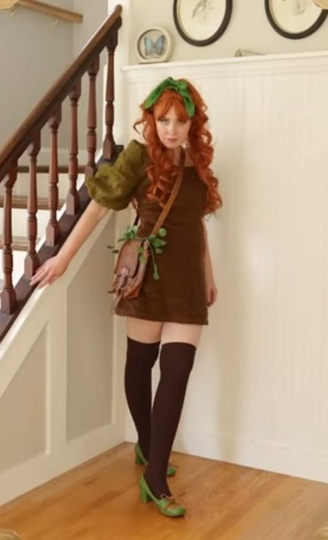 Rachel Maksy Outfits, Rachel Masky, Hobbit Core, Rachel Maksy, Cottage Core Fashion, Peggy Carter, Clothes Horse, The Hobbit, Green And Brown