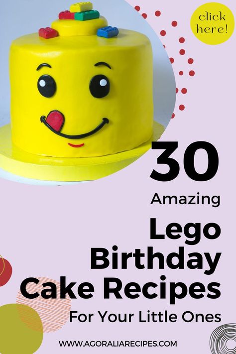 Are you preparing a cake for your party? It is simple when you have a few handy things to make this Lego birthday cake by watching tutorials for Lego cakes to make your simple themed cake with blocks or bricks. Colorful Lego cakes make the birthday more enchanting. Here are 30 amazing Lego cake recipes which you will love to try. Lego Football Cake, Homemade Lego Cake, Lego Cake Tutorial, Lego Cakes For Boys, Lego Cake Ideas, Easy Lego Cake, Lego Man Cake, Lego Friends Cake, Lego Head Cake