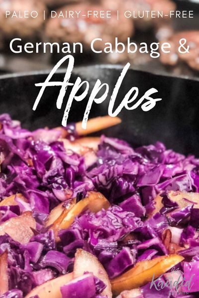 Apples And Cabbage Recipe, Red Cabbage Apple, Cabbage And Apples, Purple Cabbage Recipes, German Cabbage, Red Cabbage With Apples, Spring Fruits, Red Cabbage Recipes, Clean Eating Guide