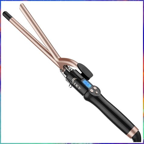 Small Curling Iron, 1/2 Inch Long Barrel for Short Hair, Ceramic Skinny Curling Wand Small Curling Iron, Long Barrel Curling Iron, Good Curling Irons, Ringlet Curls, Barrel Curling Iron, Curling Iron Hairstyles, Curling Hair With Wand, Hair Damage, Curling Wand