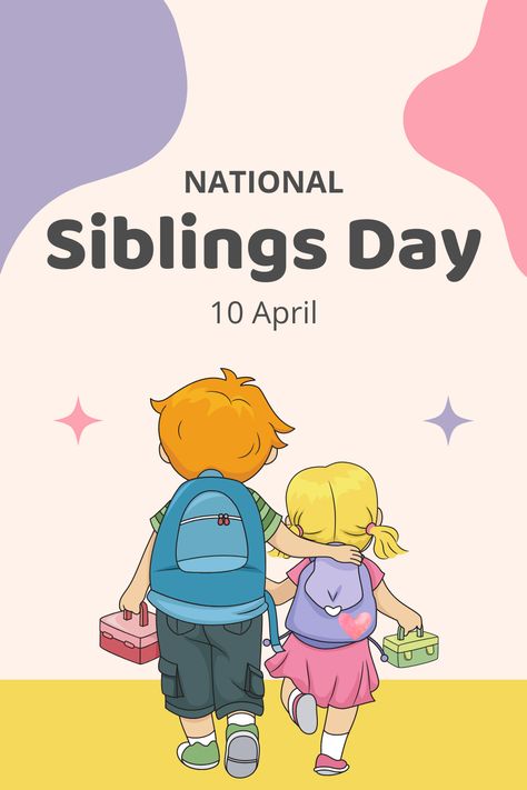 Celebrate National Siblings Day! National Siblings Day, Siblings Day, National Sibling Day, Brothers And Sisters, A Day To Remember, Media Strategy, Ups And Downs, Social Media Strategies, Give Thanks