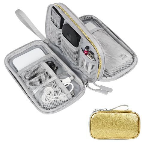 PRICES MAY VARY. High-Quality: Skycase travel cable organizers are made of Waterproof, Dirt-Scratches, Shockproof, Sturdy multi-material and smooth zipper, they can protect your charger or electronic accessories from damaging Portable and Practical: This electronic organizer has an 8-compartment, such as chargers, cables, headphones, phones, power banks, external hard drive, SD memory card, battery more accessories, which is very lightweight and easy to carry Dimensions: The Size of the travel o Organization Pouches, Travel Cord Organizer, Cord Organization Travel, Electronics Organization Storage, Electronic Organizer, Charger Organizer, Earphones Wire, Bogg Bag, Cord Organizer