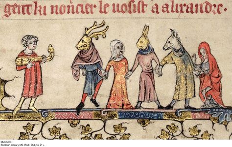 Medieval drama and mystery plays Medieval Theatre, Medieval Painting, Medieval Artwork, Medieval Life, Medieval Manuscript, Animal Masks, Medieval History, Medieval Art, Illuminated Manuscript