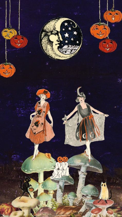 🫶 #halloween #autumn #vintage #vintagehalloween #fall #aesthetic #lesbian Wlw Vintage, Wlw Halloween, Collage Autumn, Halloween Autumn, Lesbian Art, Fall Aesthetic, Vintage Halloween, This Is Us, Collage