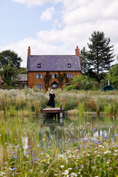 Jo Wood, Swimming Pool Pond, Farm Pond, Natural Swimming Ponds, Swimming Pond, Natural Pond, Natural Swimming Pools, Wildflower Meadow, Pond Plants