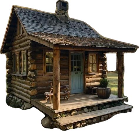 Cowboy House, Cowboy Cabin, Mini Cabin, Minecraft Ideas, Log Cabins, Cabin Decor, Log Cabin, Old Houses, Country House