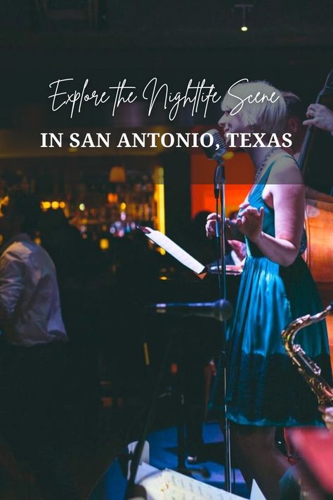 A trip to San Antonio is a perfect way to be productive during the day and let loose at night. Here is what you need to know to plan your perfect nightlife trip: San Antonio Night Life, Sedona Nightlife, Austin Texas At Night, Romantic Restaurant San Antonio, San Antonio Texas Riverwalk, Rooftop Scene, Houston Texas Nightlife, Dallas Bars, San Antonio Riverwalk