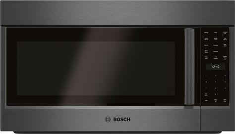 BOSCH - HMV8044U - Over-The-Range Microwave Otr Microwave, Bosch 800 Series, Bosch Kitchen, Bosch Appliances, Black Microwave, Convection Cooking, Microwave Convection Oven, Microwave In Kitchen, Range Microwave