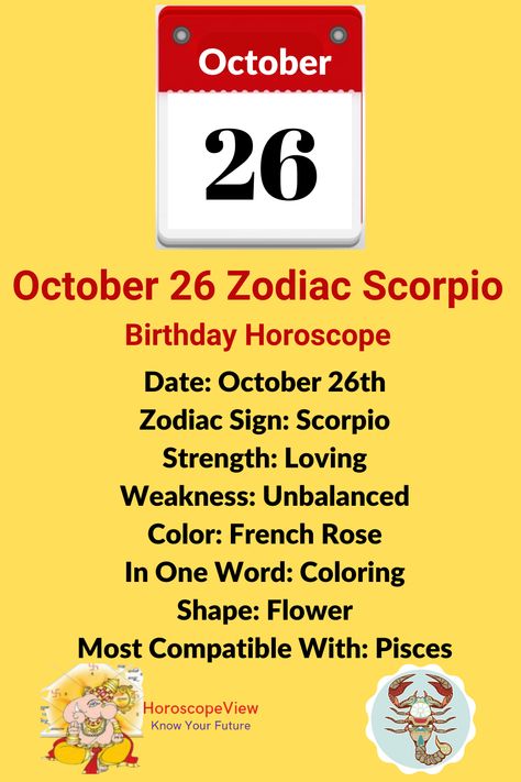 26 October, October Scorpio, Blessings Always Guruji Wallpaper, October Horoscope, October Zodiac, Birthday Personality, Horoscope Dates, Scorpio Personality, Know Your Future