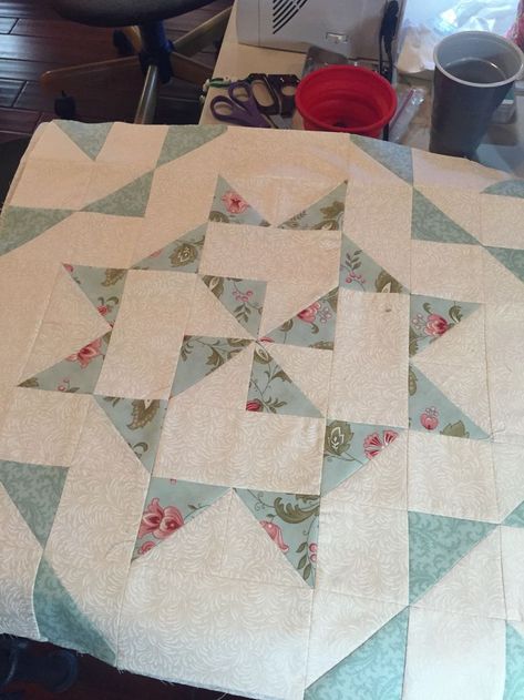 Lace Quilt, Half Square Triangle Quilts Pattern, Triangle Quilt Pattern, Baby Quilt Pattern, Half Square Triangle Quilts, Scrap Quilt Patterns, Half Square Triangle, Jellyroll Quilts, Triangle Quilt