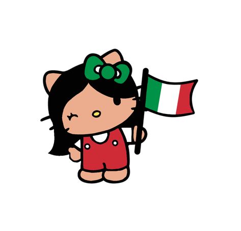 Flag Drawing, Hello Kitty Wallpaper Hd, Italian Country, Halloween Worksheets, Walpaper Hello Kitty, Hello Kitty Images, Iphone Wallpaper Hipster, Kitty Drawing, Cute Galaxy Wallpaper