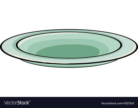 Plate Illustration Drawings, How To Draw A Plate, Plates Illustration, Plate Clipart, Cartoon Drawing Images, Grafics Design, Plate Illustration, Empty Plate, Plate Drawing