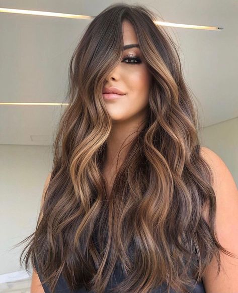 30 Top Inspiring Brunette Balayage Ideas - Hair Adviser Balayage Straight Hair, Balayage Long Hair, Rambut Brunette, Hair Color Caramel, Brunette Balayage, Balayage Hair Dark, Caramel Hair, Brown Hair Balayage, Brown Balayage