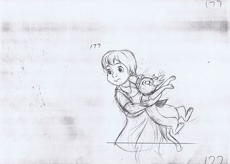 Penny & Rufus - Ollie Johnston - The Rescuers - © disney The Rescuers Disney, Disney Sleeve, The Rescuers, Animation Sketches, Animation Artwork, Disney Concept Art, Disney Sketches, Walt Disney Animation, Animated Drawings