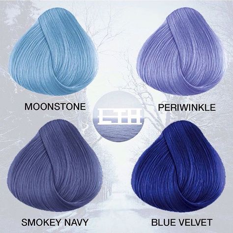 Periwinkle Hair, Hair Color Swatches, Pastel Blue Hair, Dyed Hair Blue, Mushroom Brown, Beautiful Baubles, Blue Cornflower, Fun Hair, Wild Hair