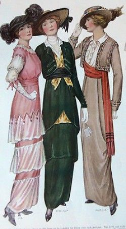 1910 Fashion Women, 1914 Dress, Spanish Dresses, 1914 Fashion, Good Image, Fashion 1910, Spanish Dress, Fashion Decades, 1910s Fashion