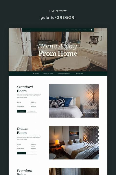 Elegant Website Design, Hotel Website Design, Travel Website Design, Business Web Design, Gui Design, Ppt Design, Hotel Website, Modern Hotel, Travel Website